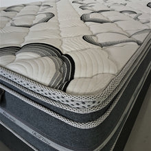 Load image into Gallery viewer, This Package includes  1x Metal Ensemble base   1x Imperial Support  Mattress  - 7 Zone Pocket Spring  - Anti Partner Disturbance  - High Density Foam Eurotop  - Memory Gel Infused Memory Foam  - Latex  - Anti Bacterial  - Dust Mite Resistant  *Ensemble comes flat packed and requires Quick and Easy Assembly 
