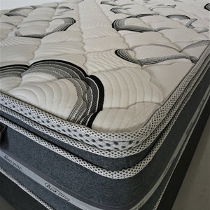 This Package includes  1x Metal Ensemble base   1x Imperial Support  Mattress  - 7 Zone Pocket Spring  - Anti Partner Disturbance  - High Density Foam Eurotop  - Memory Gel Infused Memory Foam  - Latex  - Anti Bacterial  - Dust Mite Resistant  *Ensemble comes flat packed and requires Quick and Easy Assembly 
