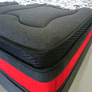 This Package includes  1x Metal Ensemble base   1x Morton  Mattress  - 5 Zone Pocket Spring  - Anti Partner Disturbance  - High Density Foam + Memory Gel Euro top  *Ensemble comes flat packed and requires Quick and Easy Assembly 